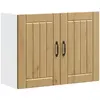 Image de vidaXL Armoire murale de cuisine Lucca chêne artisanal bois ingénierie