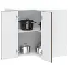 Image de vidaXL Armoire d'angle murale de cuisine Lucca chêne marron