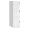 Image de vidaXL Armoire de cuisine Lucca blanc bois d'ingénierie