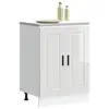 Image de vidaXL Armoire de cuisine Porto blanc brillant bois ingénierie