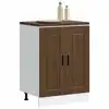 Image de vidaXL Armoire de cuisine Porto chêne marron bois d'ingénierie