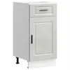Image de vidaXL Armoire de cuisine Porto gris béton bois d'ingénierie