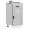 Image de vidaXL Armoire de cuisine Porto sonoma gris bois d'ingénierie