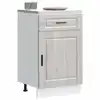Image de vidaXL Armoire de cuisine Porto sonoma gris bois d'ingénierie