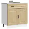 Image de vidaXL Armoire de cuisine Porto chêne sonoma bois d'ingénierie
