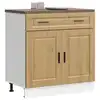 Image de vidaXL Armoire de cuisine Porto chêne artisanal bois d'ingénierie