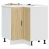 Image de vidaXL Armoire d'angle de cuisine Porto chêne sonoma bois d'ingénierie
