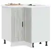 Image de vidaXL Armoire d'angle de cuisine Porto sonoma gris bois d'ingénierie
