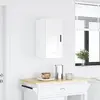 Image de vidaXL Armoire murale de cuisine Porto blanc brillant bois ingénierie
