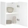 Image de vidaXL Armoire murale de cuisine Porto blanc brillant bois ingénierie