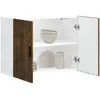 Image de vidaXL Armoire murale de cuisine Porto chêne fumé bois d'ingénierie
