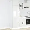 Image de vidaXL Armoire de cuisine Porto blanc brillant bois d'ingénierie