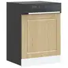 Image de vidaXL Panneau de lave-vaisselle Porto chêne sonoma 60x1,5x57 cm