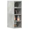 Image de vidaXL Armoire suspendue "Riga" Gris béton 20 x 29,5 x 60 cm Bois d'ingénierie