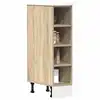 Image de vidaXL Armoire basse "Riga" chêne sonoma 20x44,5x81,5 cm