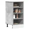 Image de vidaXL Meuble bas "Riga" Gris béton 40 x 44,5 x 81,5 cm Bois d'ingénierie