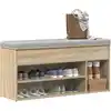 Image de vidaXL Meuble bas "Lyon" Gris béton 40 x 46 x 81,5 cm Bois d'ingénierie