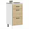 Image de vidaXL Armoire de cuisine Lucca chêne sonoma bois ingénierie