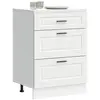 Image de vidaXL Armoire de cuisine Porto blanc bois d'ingénierie