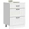 Image de vidaXL Armoire de cuisine Lucca blanc bois d'ingénierie