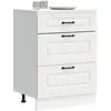 Image de vidaXL Armoire de cuisine Kalmar blanc bois d'ingénierie