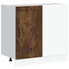 Image de vidaXL Meuble bas de cuisine Lucca chêne fumé bois d'ingénierie