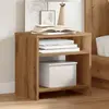 Image de vidaXL Tables de chevet 2 pcs chêne artisanal bois d'ingénierie