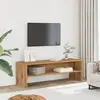 Image de vidaXL Meuble TV chêne artisanal 120x40x40 cm bois d'ingénierie