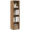 Image de vidaXL Bibliothèque/Meuble TV chêne artisanal 36x30x143 cm