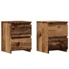 Image de vidaXL Tables de chevet 2 pcs vieux bois 30x30x40 cm bois d'ingénierie