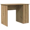 Image de vidaXL Bureau 100x55x75 cm bewerkt hout artisanaal eikenkleur