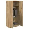 Image de vidaXL Garde-robe chêne artisanal 80x52x180 cm bois d'ingénierie
