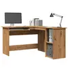 Image de vidaXL Bureau d'angle chêne artisanal 120x140x75 cm bois d'ingénierie