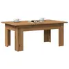 Image de vidaXL Table basse chêne artisanal 100x60x42 cm bois d'ingénierie