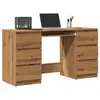Image de vidaXL Bureau chêne artisanal 140x50x77 cm bois d'ingénierie