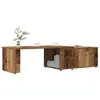 Image de vidaXL Table basse vieux bois 150x50x35 cm bois d'ingénierie
