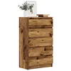 Image de vidaXL Commode vieux bois 60x36x103 cm bois d'ingénierie