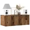 Image de vidaXL Meuble TV vieux bois 80x34x30 cm bois d'ingénierie