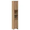 Image de vidaXL Armoire de salle de bain chêne artisanal 30x30x183,5 cm