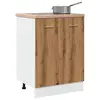 Image de vidaXL Meuble bas "Lyon" Chêne artisanal 60 x 46 x 81,5 cm Bois d'ingénierie