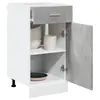 Image de vidaXL Armoire à tiroirs "Lyon" Gris béton 40 x 46 x 81,5 cm Bois d'ingénierie