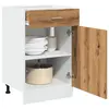 Image de vidaXL Armoire à tiroirs "Lyon" Chêne artisanal 50 x 46 x 81,5 cm Bois d'ingénierie