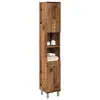 Image de vidaXL Armoire de salle de bain vieux bois 30x30x179cm bois ingénierie