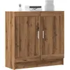 Image de vidaXL Bibliothèque chêne artisanal 82,5x30,5x80 cm bois d'ingénierie