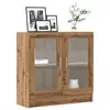 Image de vidaXL Bibliothèque chêne artisanal 82,5x30,5x80 cm bois d'ingénierie