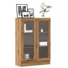 Image de vidaXL Bibliothèque chêne artisanal 82,5x30,5x115 cm bois d'ingénierie