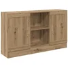 Image de vidaXL Buffet chêne artisanal 120x30,5x70 cm bois d'ingénierie