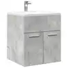 Image de vidaXL Armoire de lavabo de salle de bain gris béton 41x38,5x46 cm
