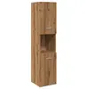 Image de vidaXL Armoire de salle de bain suspendue chêne artisanal 30x30x130 cm