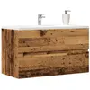 Image de vidaXL Armoire de salle de bain suspendue vieux bois bois d'ingénierie